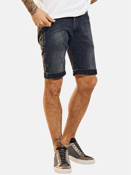 emilio adani Bermuda-Short aus Denim Saphirblau