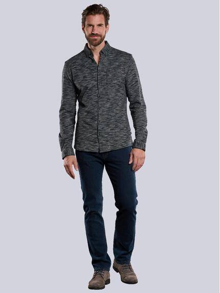 engbers Herren Langarm-Hemd meliert Anthrazit 34153 engbers Herren Langarm-Hemd meliert Anthrazit 34153