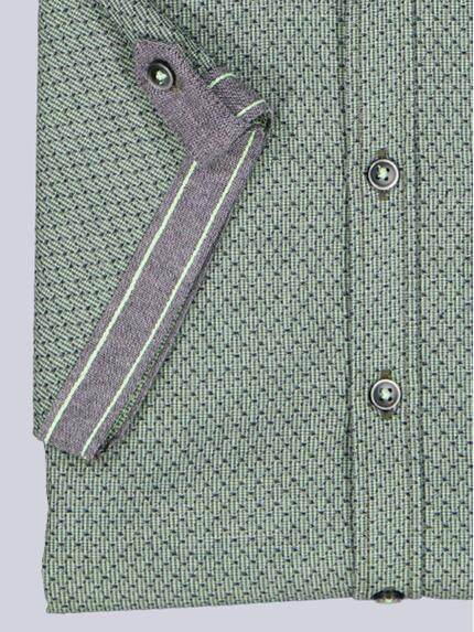 engbers Herren Kurzarm-Hemd gemustert Hellgruen 39192 engbers Herren Kurzarm-Hemd gemustert Hellgruen 39192