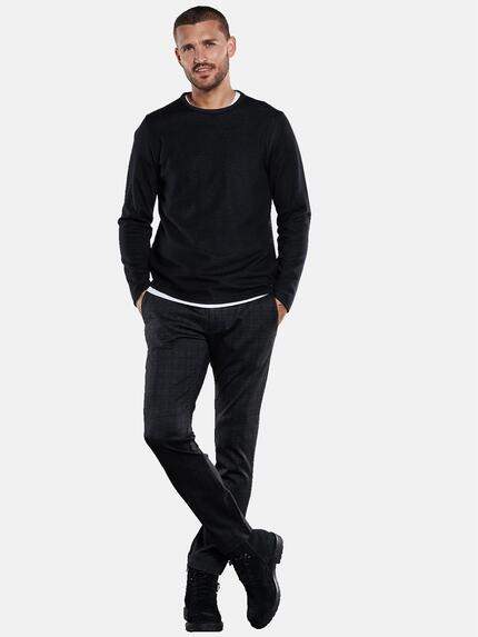 emilio adani Herren Langarm-Shirt uni Grau 33734 emilio adani Herren Langarm-Shirt uni Grau 33734