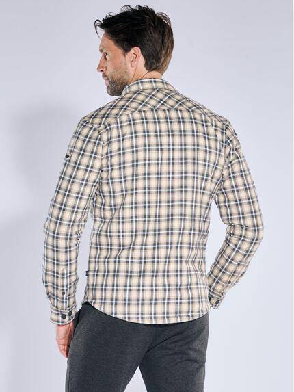 engbers Herren Overshirt kariert Braunbeige 39129 engbers Herren Overshirt kariert Braunbeige 39129