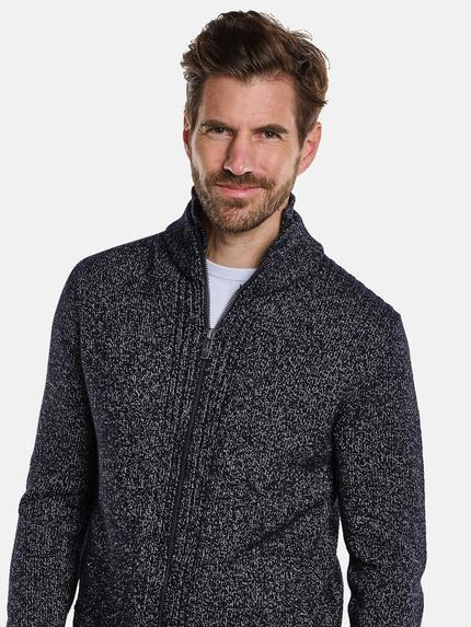 engbers Herren Strickjacke meliert Schwarz 33853 engbers Herren Strickjacke meliert Schwarz 33853
