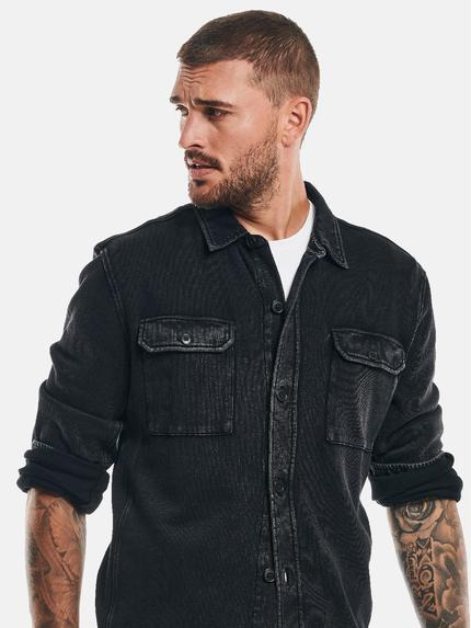 emilio adani Herren Sweat-Overshirt Schwarz 32450 emilio adani Herren Sweat-Overshirt Schwarz 32450
