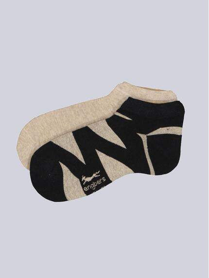 engbers Sneaker-Socke gemustert Sand