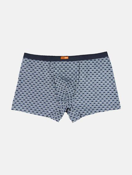 emilio adani Boxershorts gemustert Saphirblau