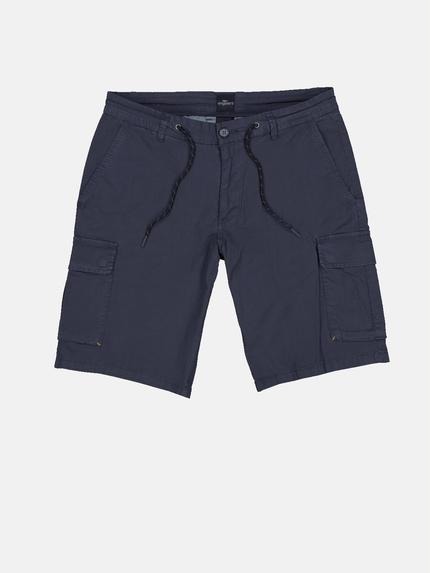 engbers Cargo-Bermuda regular Marineblau