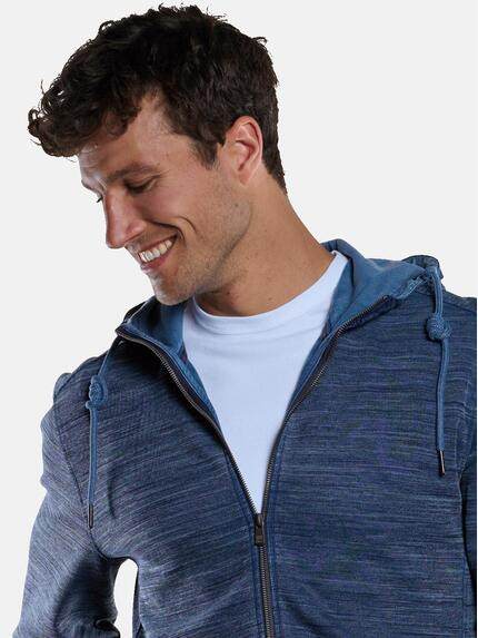 engbers Herren Sweatjacke mit Kapuze Indigoblau 33392 engbers Herren Sweatjacke mit Kapuze Indigoblau 33392
