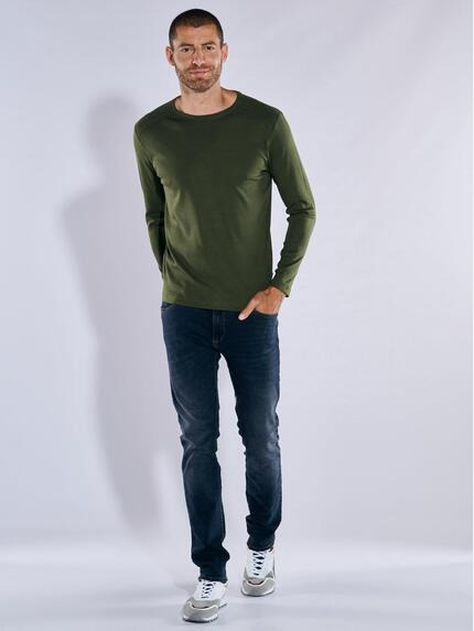 engbers Herren Langarm-Shirt "My Favorite" organic Khaki 37762 engbers Herren Langarm-Shirt "My Favorite" organic Khaki 37762