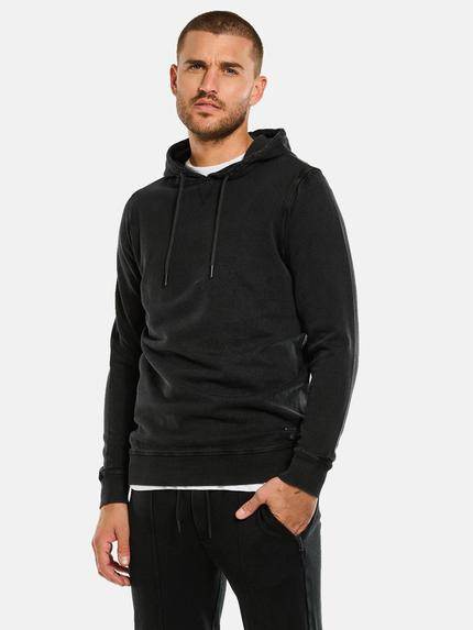 emilio adani Sweatshirt mit Kapuze Schwarz