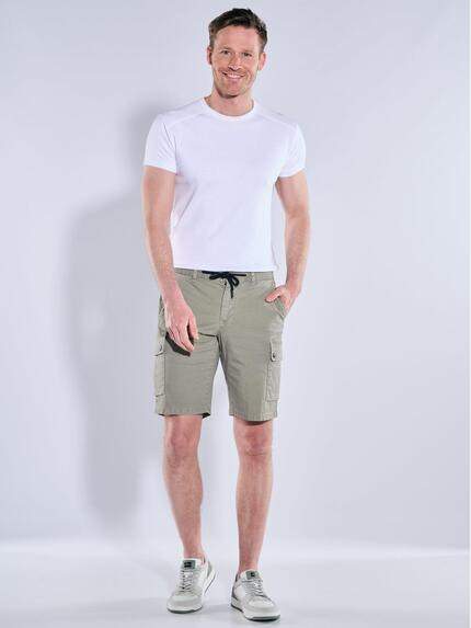 engbers Herren Cargo-Bermuda mit Tunnelzug Khaki 39022 engbers Herren Cargo-Bermuda mit Tunnelzug Khaki 39022