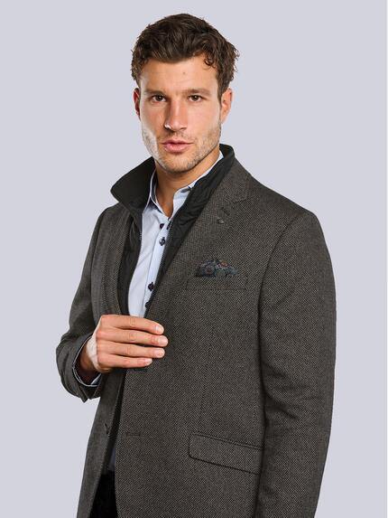 engbers Herren Sakko mit Inlet Schokobraun 33597 engbers Herren Sakko mit Inlet Schokobraun 33597