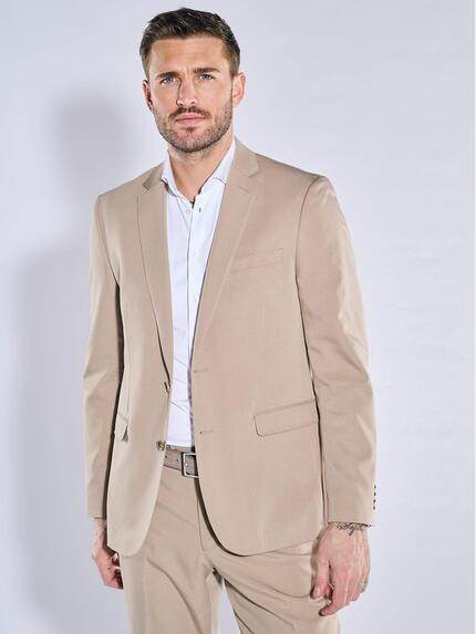 emilio adani Anzug-Sakko slim fit Beige