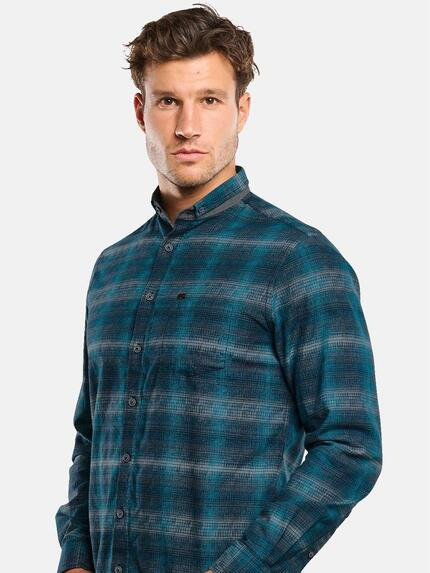 engbers Herren Karohemd Petrolgruen 33656 engbers Herren Karohemd Petrolgruen 33656