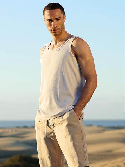 emilio adani Rundhals T-Shirt Beige