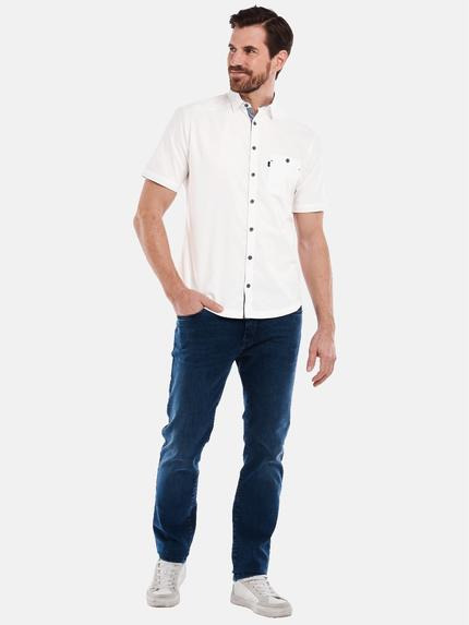 engbers Herren Kurzarm-Hemd uni Weiß 34947 engbers Herren Kurzarm-Hemd uni Weiß 34947