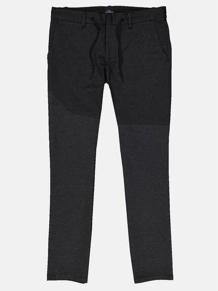 engbers Herren Chino mit Tunnelzug Granitgrau 33624