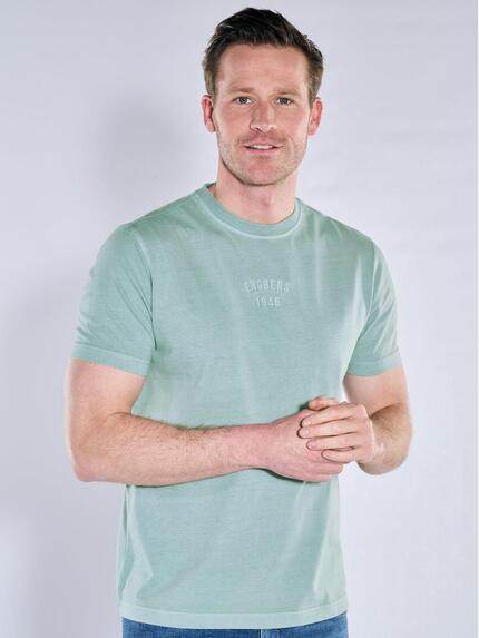 engbers Herren Rundhals T-Shirt Mittelblau 39931