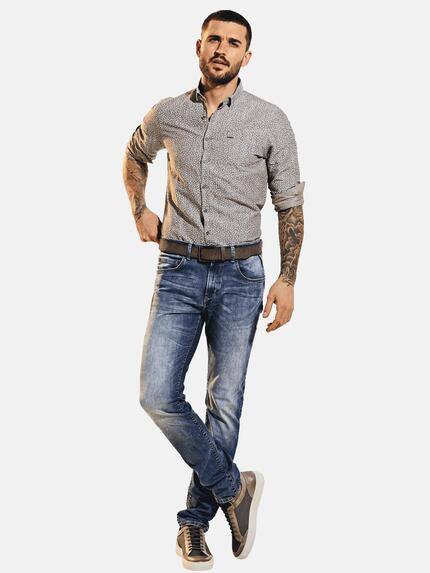 emilio adani Herren Jeans hochelastisch Blau 31623 emilio adani Herren Jeans hochelastisch Blau 31623
