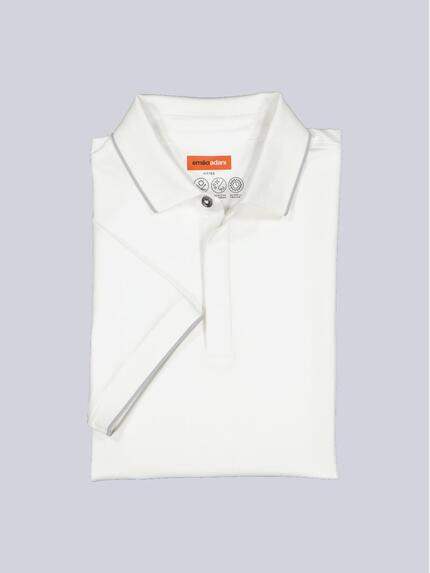 emilio adani Polo-Shirt regular Reinweiss