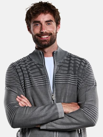 engbers Herren Cardigan strukturiert Grau 33388 engbers Herren Cardigan strukturiert Grau 33388
