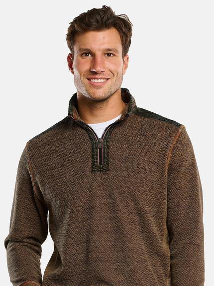 engbers Herren Sweatshirt mit Stehkragen Mandarinorange 33740 engbers Herren Sweatshirt mit Stehkragen Mandarinorange 33740