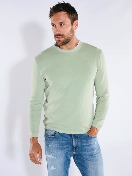 emilio adani Pullover regular Hellgruen