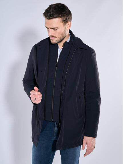emilio adani Funktionsjacke regular Saphirblau