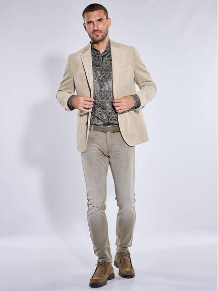 emilio adani Herren Sportives Sakko aus Cord Beige 40872 emilio adani Herren Sportives Sakko aus Cord Beige 40872