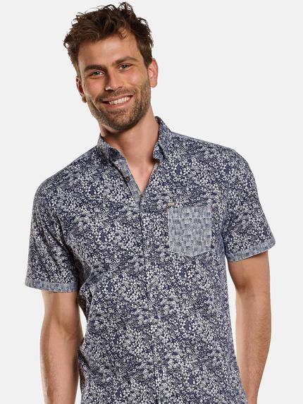 engbers Herren Hemd kurzarm Blau 32216 engbers Herren Hemd kurzarm Blau 32216