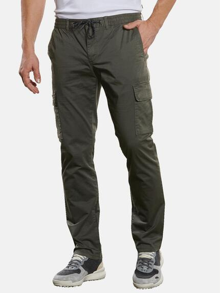engbers Cargohose mit Seitentaschen Tannengruen