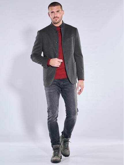 emilio adani Herren Freizeit-Sakko slim fit Anthrazit 39897 emilio adani Herren Freizeit-Sakko slim fit Anthrazit 39897