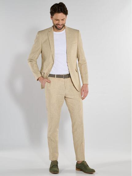 engbers Herren Anzug-Sakko slim fit Beige 36474 engbers Herren Anzug-Sakko slim fit Beige 36474