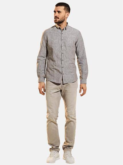 emilio adani Herren Modisches Freizeit-Hemd Beige 31541 emilio adani Herren Modisches Freizeit-Hemd Beige 31541
