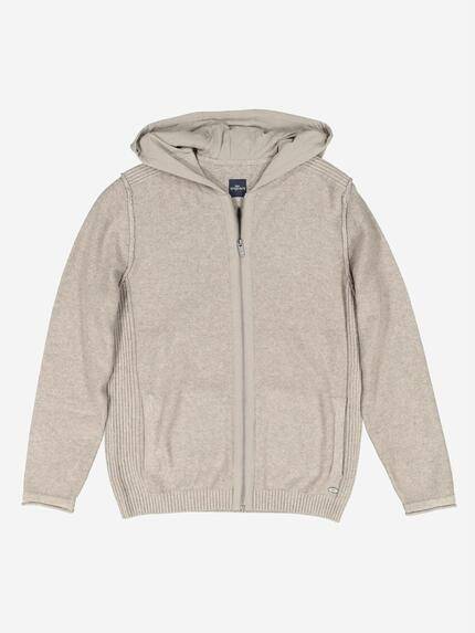 engbers Herren Strickjacke mit Kapuze Grau 37436 engbers Herren Strickjacke mit Kapuze Grau 37436