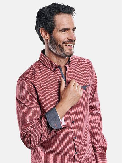 engbers Herren Hemd mit Comfort-Stretch-Anteil Bordeaux 30960 engbers Herren Hemd mit Comfort-Stretch-Anteil Bordeaux 30960