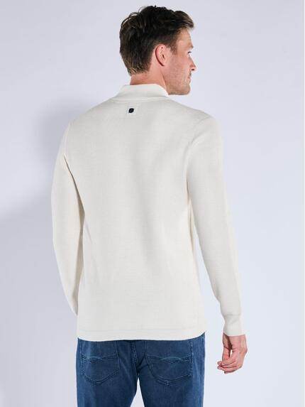 ENGBERS GERMANY Herren Pullover mit Troyerkragen Creme 39622 ENGBERS GERMANY Herren Pullover mit Troyerkragen Creme 39622