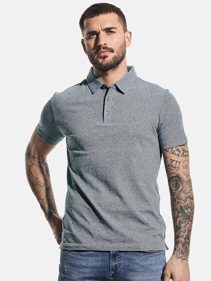 emilio adani Poloshirt Taubenblau