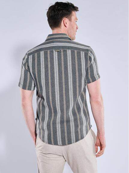 engbers Herren Kurzarm-Hemd gestreift Anthrazit 38893 engbers Herren Kurzarm-Hemd gestreift Anthrazit 38893