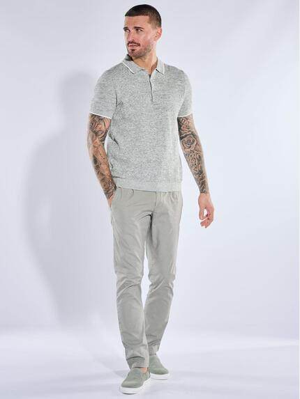 emilio adani Herren Pullover halbarm Dunkelgruen 40409