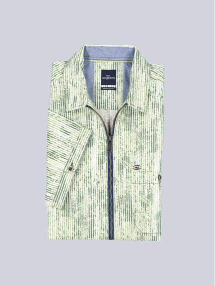 engbers Herren Kurzarm-Hemd gemustert Hellgruen 39035 engbers Herren Kurzarm-Hemd gemustert Hellgruen 39035