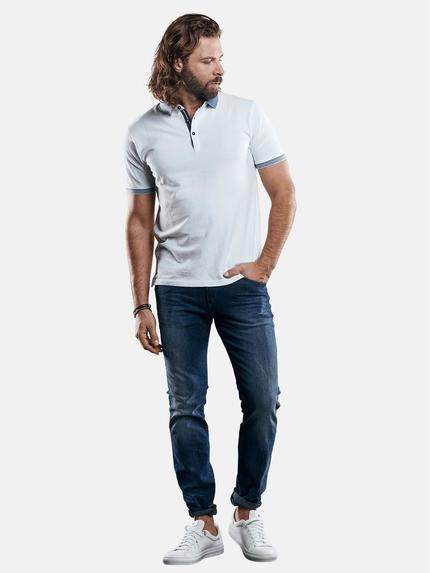 emilio adani Herren Detailverliebtes Poloshirt Weiß 29246 emilio adani Herren Detailverliebtes Poloshirt Weiß 29246