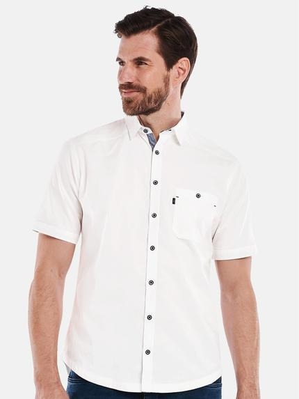 engbers Herren Kurzarm-Hemd uni Weiß 34947 engbers Herren Kurzarm-Hemd uni Weiß 34947
