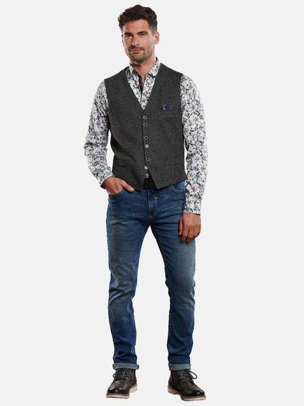 engbers Herren Sakko-Weste gemustert Grau 32405 engbers Herren Sakko-Weste gemustert Grau 32405