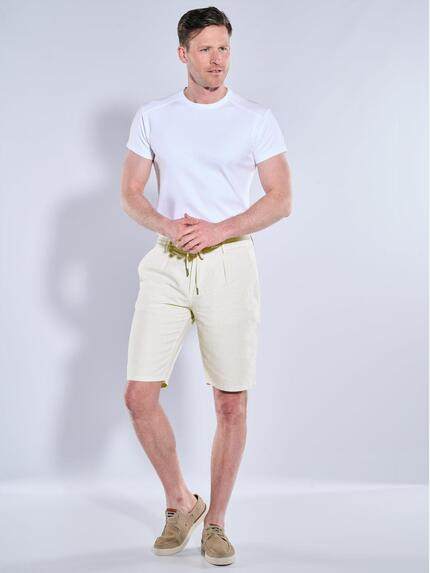 engbers Herren Chino-Bermuda mit Tunnelzug Hellgrau 38942