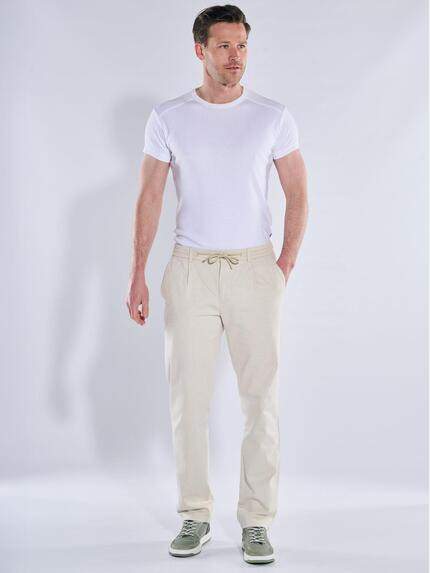 engbers Herren Chino regular Beige 40385