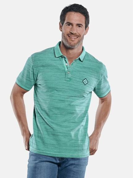 engbers Poloshirt in melierter Optik Mint