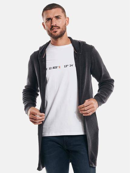 emilio adani Hoodie-Jacke strukturiert Schwarz