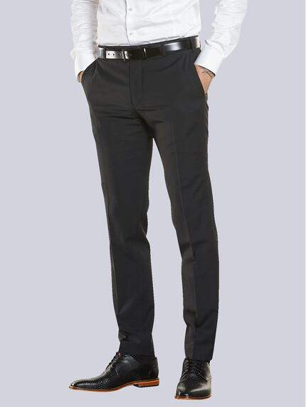 emilio adani Anzughose slim fit Schwarz