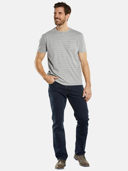 engbers Herren T-Shirt gestreift Grau 34327 engbers Herren T-Shirt gestreift Grau 34327
