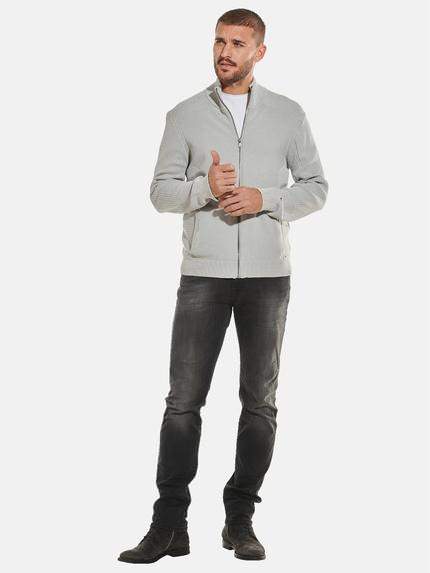 emilio adani Herren Strickjacke gemustert Grau 31800 emilio adani Herren Strickjacke gemustert Grau 31800